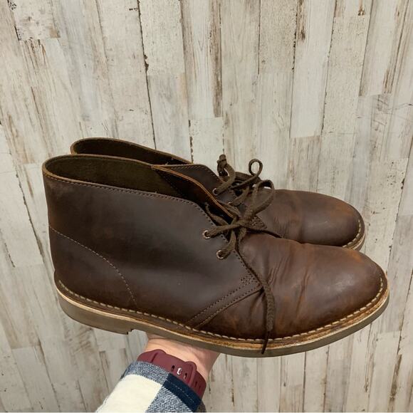Clarks Chukka Boot Leather “Bushacre II” - Size 10 - Picture 1 of 7